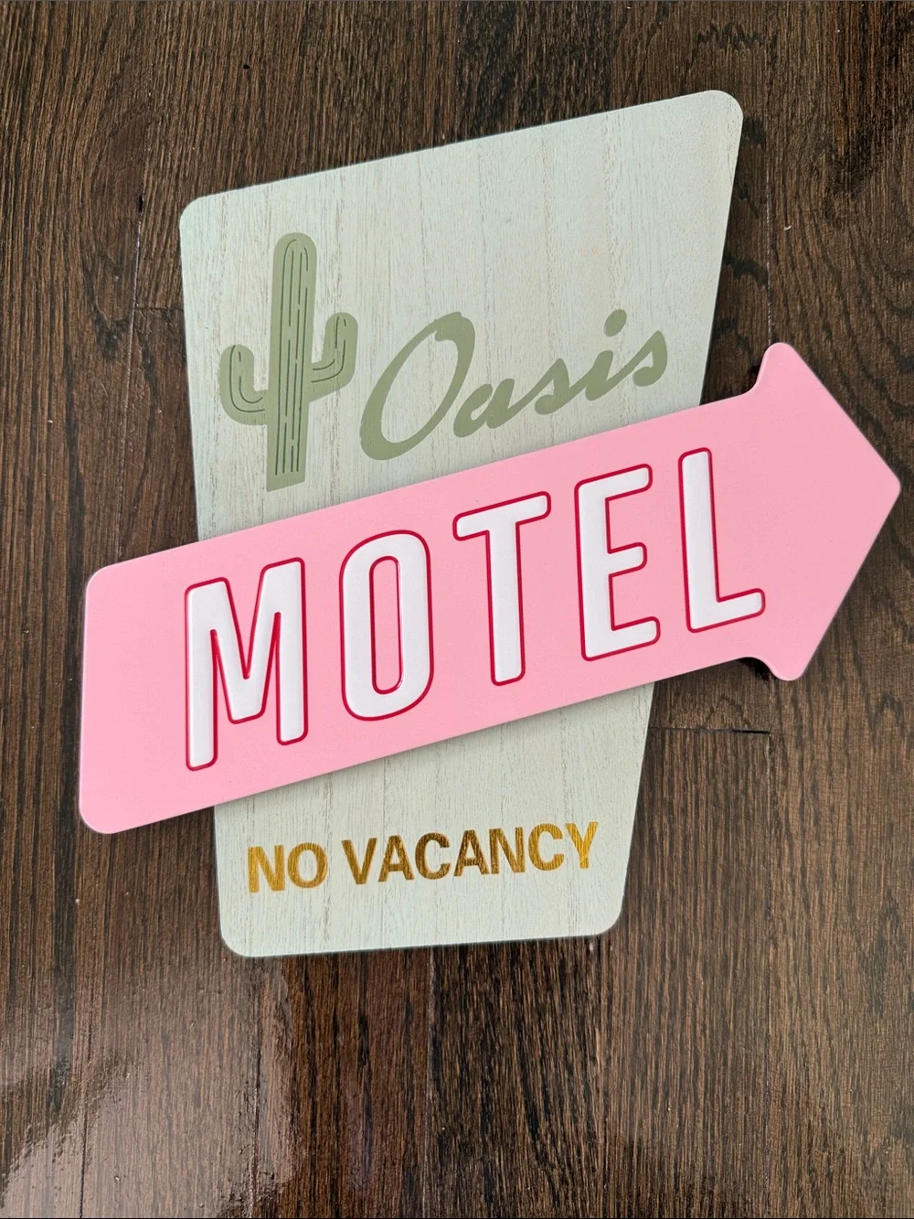 Retro Oasis MOTEL No Vacancy Wall Sign - Target